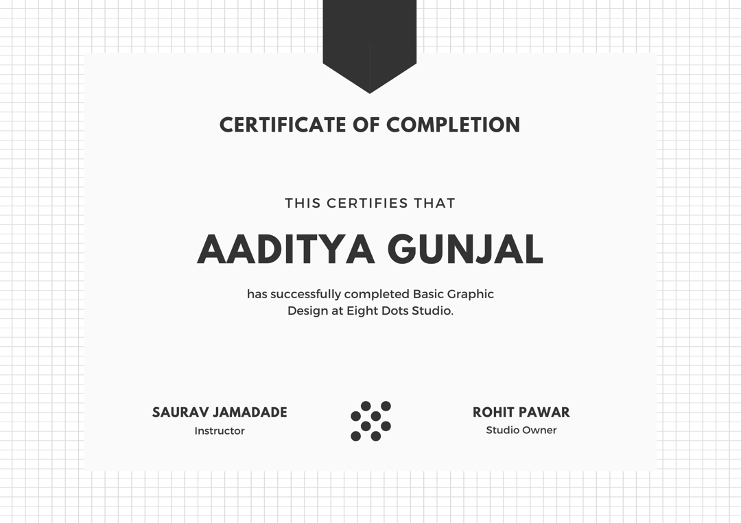 Certificate 1